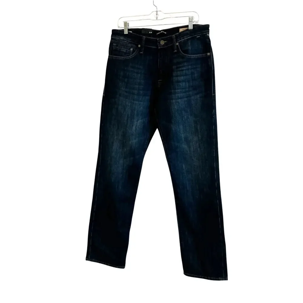 Mavi Men's Matt Relaxed Straight Leg Jeans in Dark Stanford Size 32/32 NWT